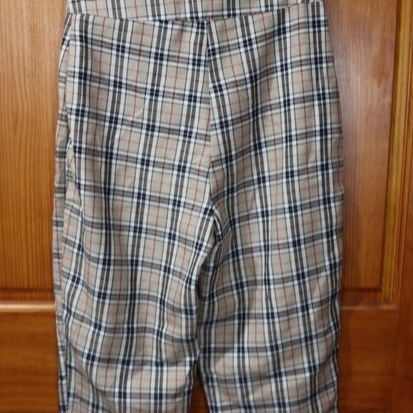 Nasty Gal Plaid High-Rise Pants UK Academia Style Vintage-Inspired Repairable - Picture 6 of 10